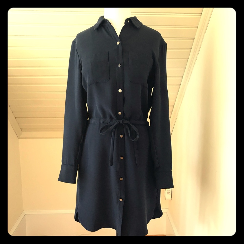 ADAM by Adam Lippes Silk Shirt Dress XS